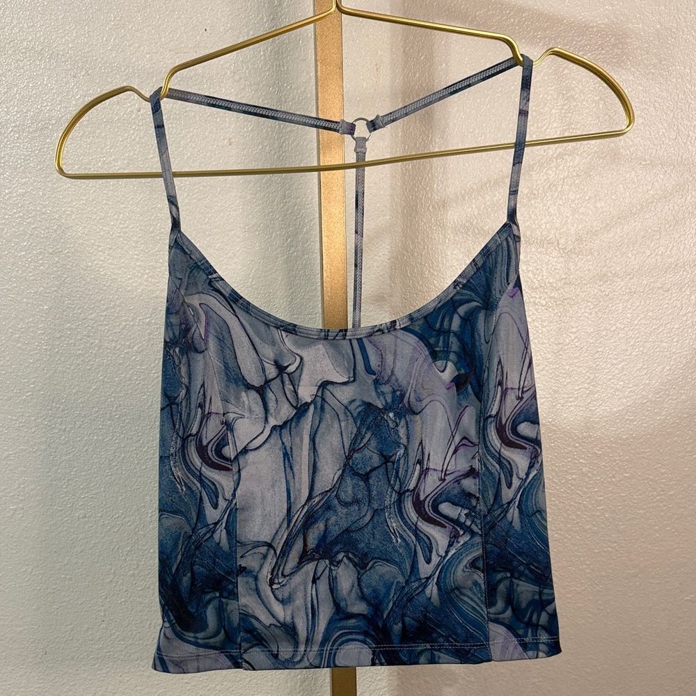 Victoria's Secret - On Point-Marble Blue Camisole- Size Large